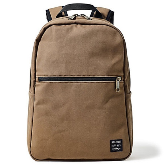 FILSON Rugged Twill Bandera Backpack in Tan Unisex - Picture 1 of 2